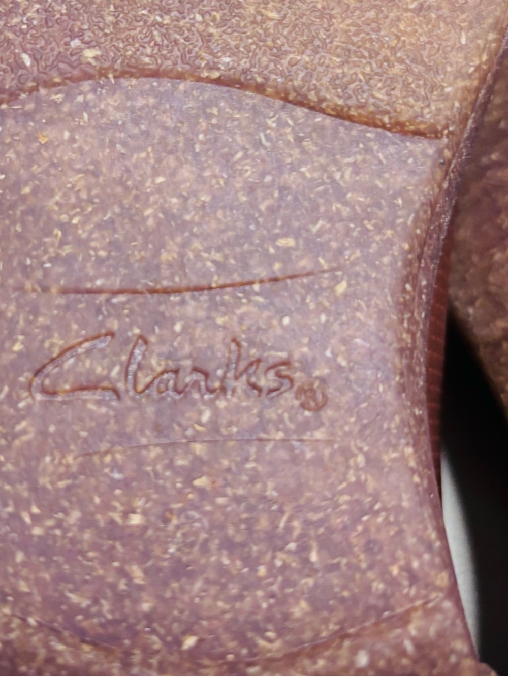 Clarks Casual Brown Leather Lace-Up Sneakers with Side Zip - Picture 5 of 7